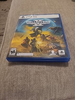 Sony PS5 Helldivers 2 Game Case - Blue, Yellow